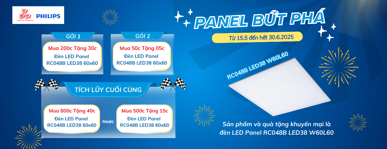 Panel bứt phá - Chiếu sáng hiệu quả - Tiết kiệm tối đa